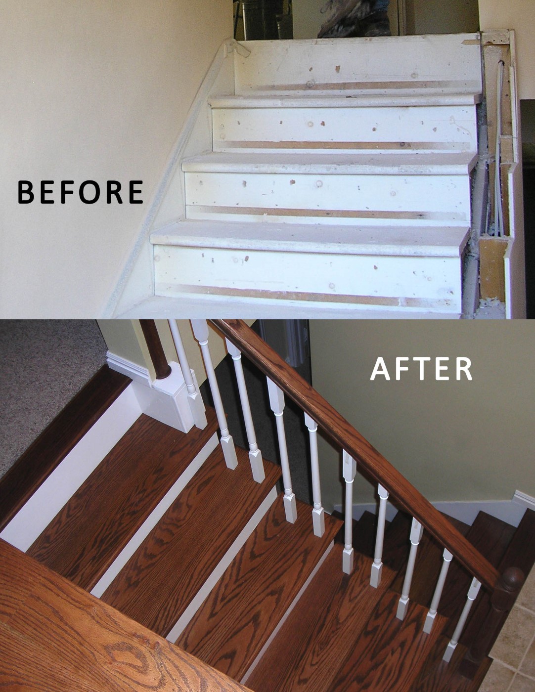 Main Staircase Oak Replacement